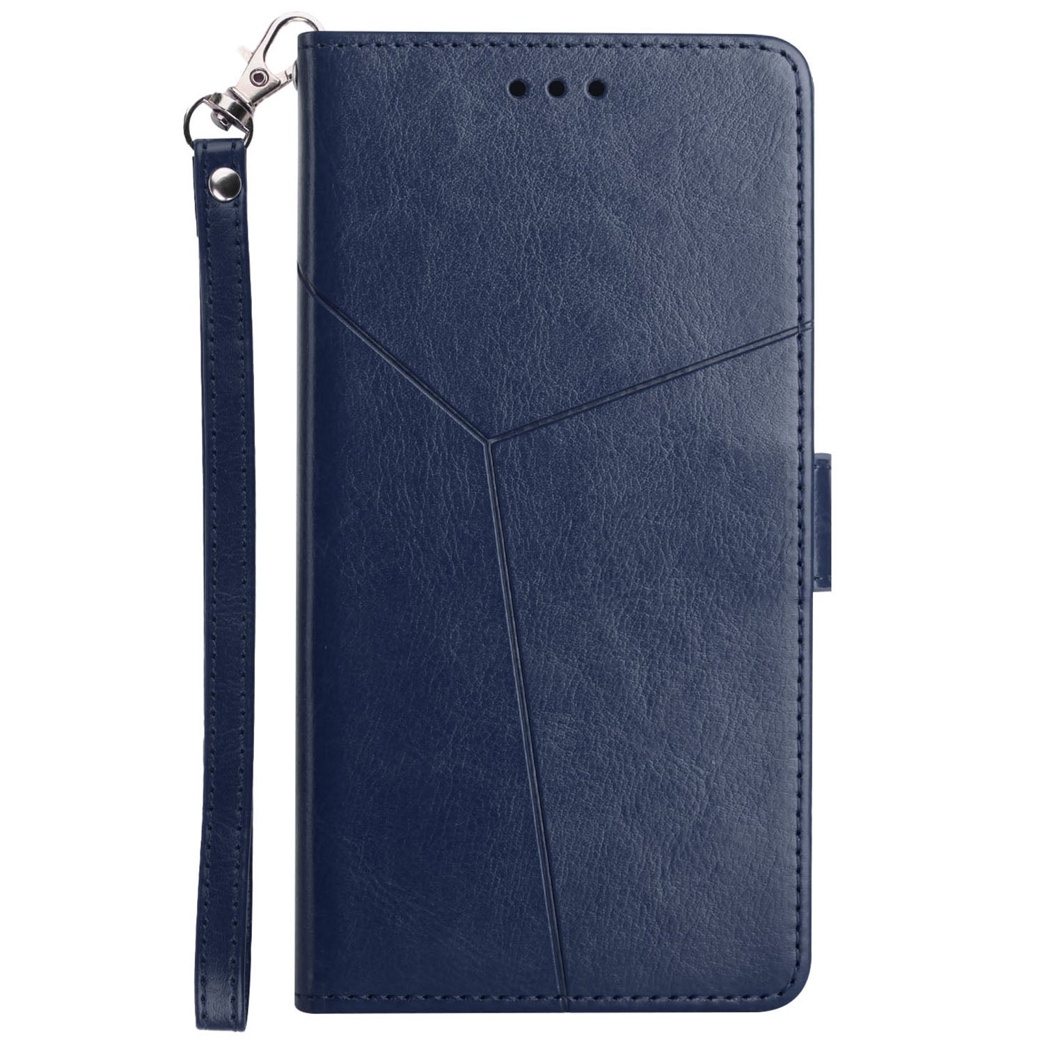 HT01 For iPhone SE (2024) Wallet Case Leather Flip Phone Cover Imprinted Y-shaped Lines HT01 For iPhone SE (2024) Wallet Case Leather Flip Phone Cover Imprinted Y-shaped Lines